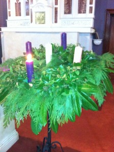 Advent wreathSt Benedict's Church Coolmen