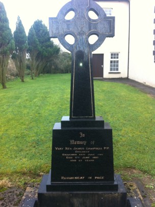 Gravestone of Fr Jsames Campbel